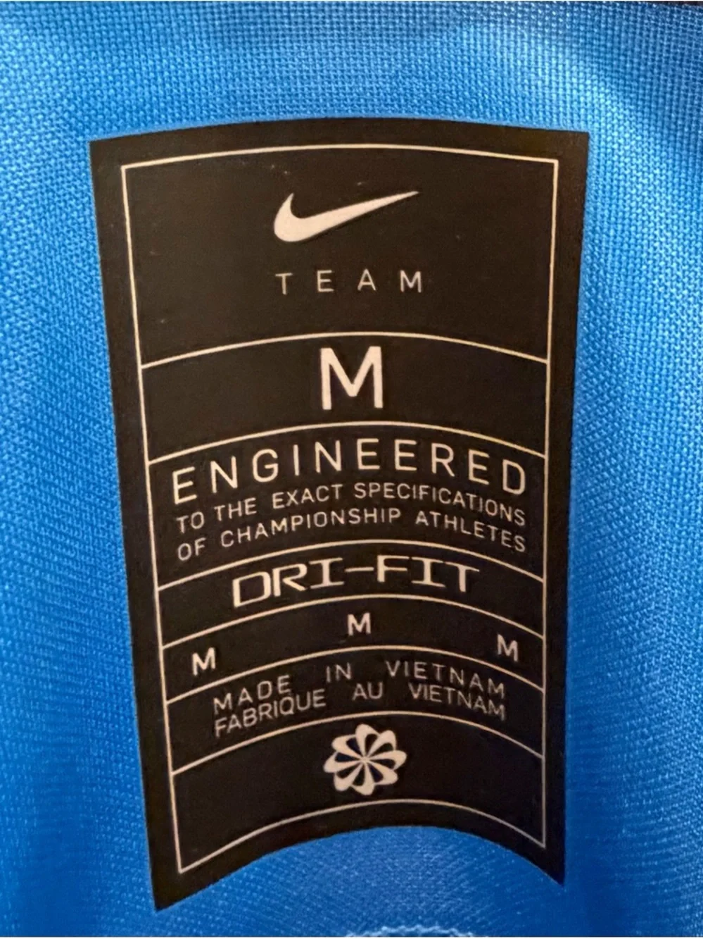Nike Ole Miss Bright Blue #1 Football Jersey - Men's - Picture 6 of 6